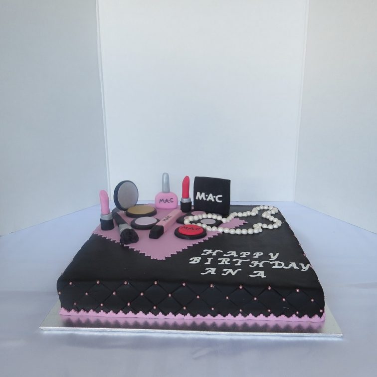 Mac Make Up Birthday Cake