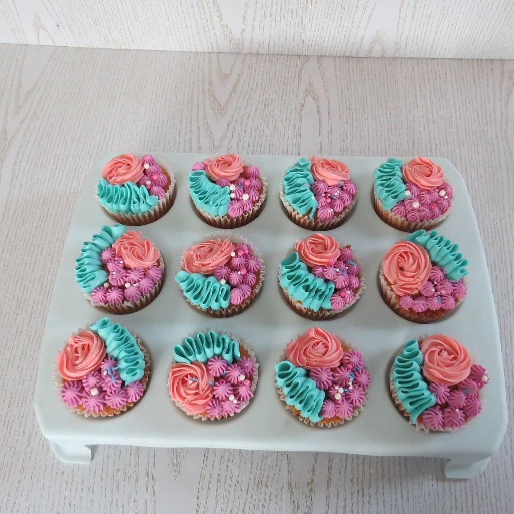 Flowers cupcakes