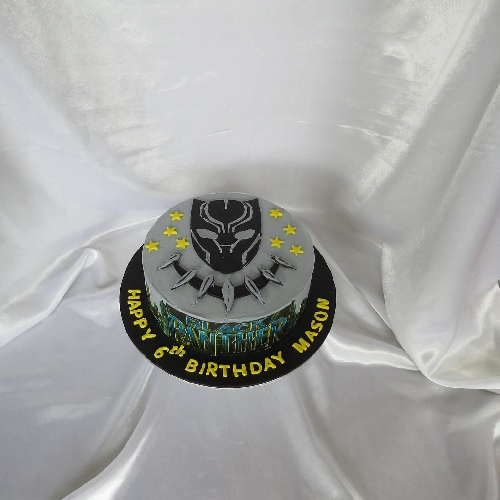 Black Panther Birthday cake