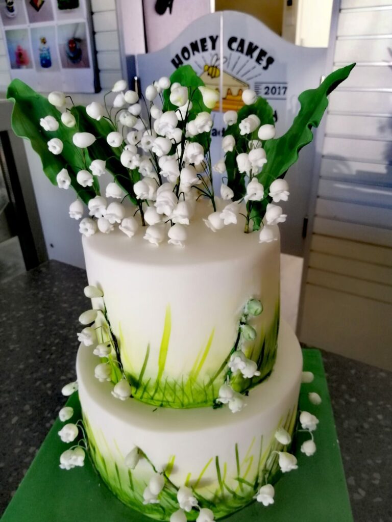 Lilies of the valley Birthday Cake