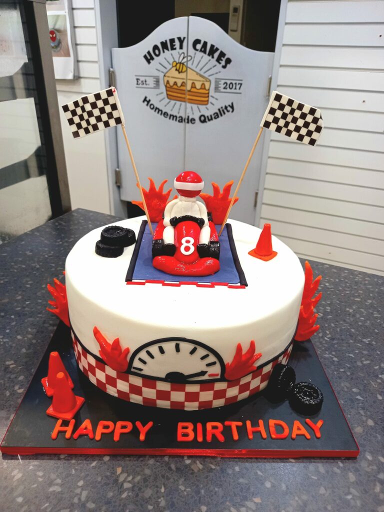 Go Kart Racing Cake