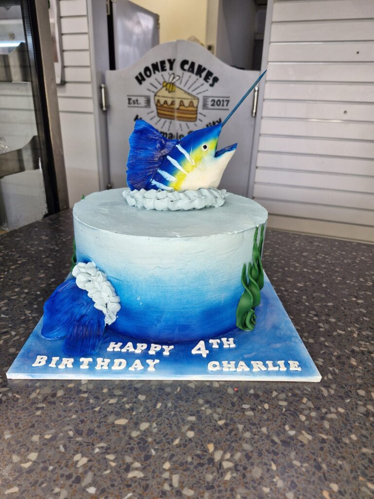 Blue Marlin Cake