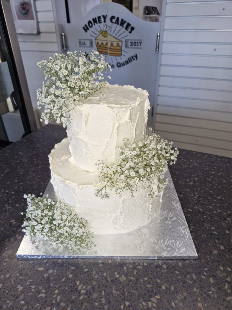 Gypsophila wedding cake