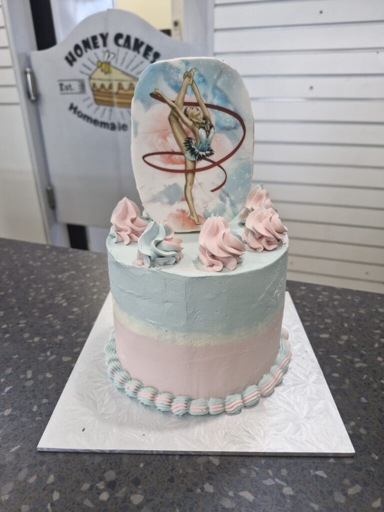 Girls Gymnastics Cake